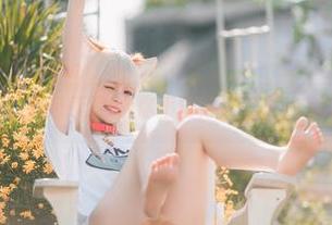 罩纱豹纹泳装的星黛鹿鹿i，你不觉得这就是VT的终极挑战吗？